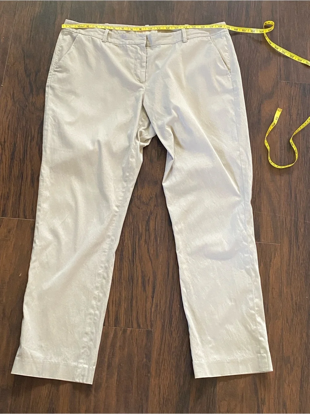 Michael Kors Light Beige Straight-Leg Chinos
